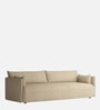 Cozy Chic Boucle 3 Seater Sofa In Soft Sand Colour