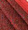 Jaipur Handprinted Quilted Brick Red Cotton King Bed Sized Bedcover Cum AC Blanket