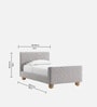 Cozy Pebble Kids Toddler Bed In Grey Colour