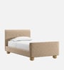 Cozy Pebble Kids Twin Bed In Cream Colour