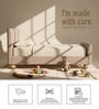 Cozy Pebble Kids Twin Bed In Cream Colour