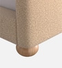 Cozy Pebble Kids Twin Bed In Cream Colour