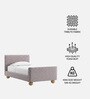 Cozy Pebble Kids Twin Bed In Grey Colour