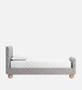 Cozy Pebble Kids Twin Bed In Grey Colour