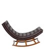Cozy Rocking Chair In Dark Brown Colour