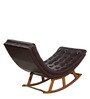 Cozy Rocking Chair In Dark Brown Colour