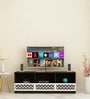 Cozy TV Console in Dark Wenge Finish With Storage For TV Upto 55"