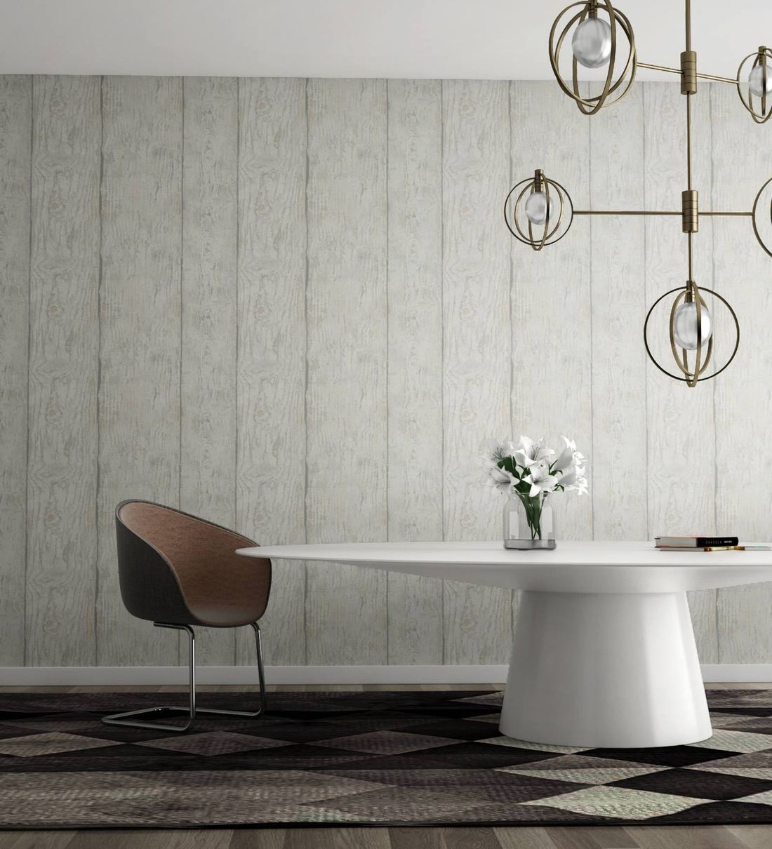 Buy Cream, Grey Forest Studio Wallpaper Nilaya Wall Coverings by Asian ...