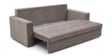 Crawford Sal Wood  3 Seater Sofa Cum Bed In Brown Colour