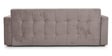 Crawford Sal Wood  3 Seater Sofa Cum Bed In Brown Colour