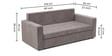 Crawford Sal Wood  3 Seater Sofa Cum Bed In Brown Colour