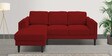 Creata Fabric Rhs Sectional Sofa (2+Lounger) In Blood Maroon Colour