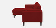 Creata Fabric Rhs Sectional Sofa (2+Lounger) In Blood Maroon Colour