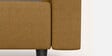 Cresco Fabric 2 Seater Sofa In Camel Brown Colour
