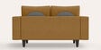 Cresco Fabric 2 Seater Sofa In Camel Brown Colour