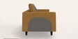 Cresco Fabric 2 Seater Sofa In Camel Brown Colour