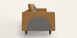 Cresco Fabric 3 Seater Sofa In Camel Brown Colour