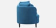 Cresta Corduroy Velvet  Fabric 3 Seater Sofa in Blue Color