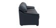 Croma Leatherette 3 Seater Sofa in Dark Blue Colour