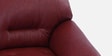 Croma Leatherette 3 Seater Sofa in Cherry Colour