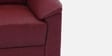 Croma Leatherette 3 Seater Sofa in Cherry Colour