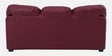 Croma Leatherette 3 Seater Sofa in Cherry Colour