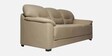 Croma Leatherette 3 Seater Sofa in Light Beige Colour