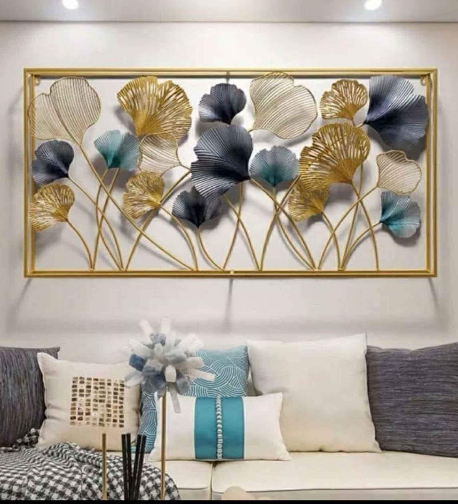 Craters Gold Metal Frame (50 X 24 Inches)
