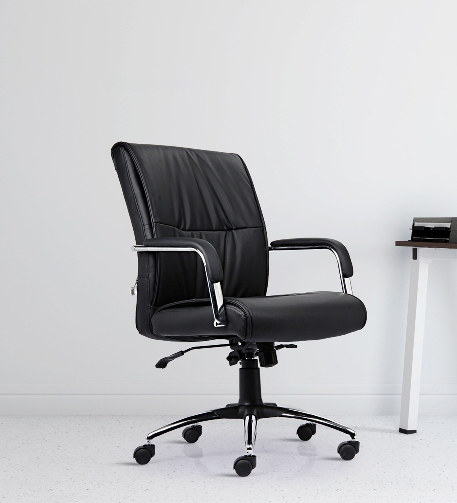 Buy Craze Leatherette Executive Chairs in Black Colour at 100 OFF by
