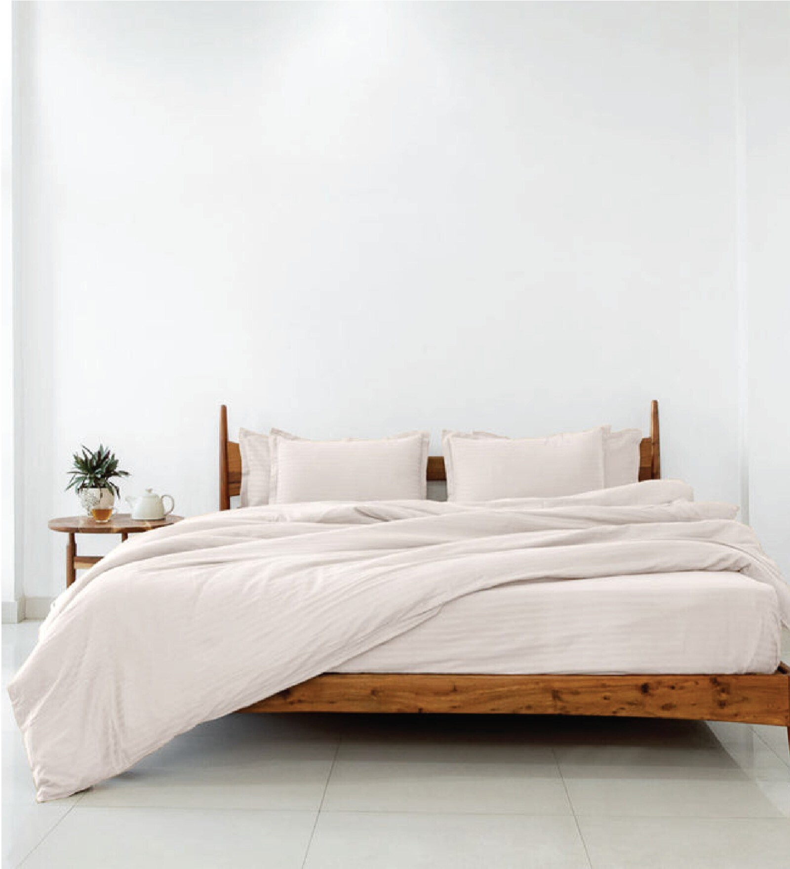 Cream 100% Cotton 400 Heavy Winter Single Bed Comforter