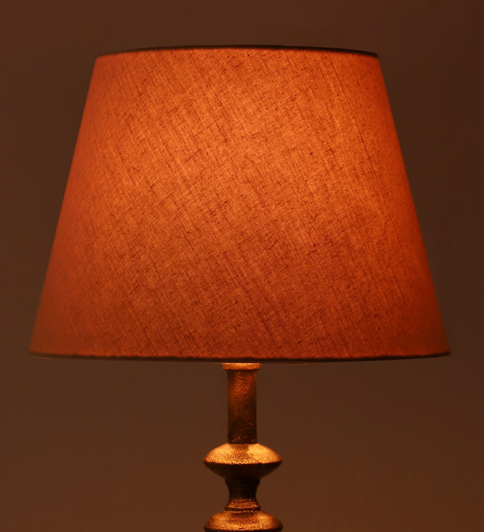 Plain 30cm Straight Empire Cotton  Lampshade (Cream)