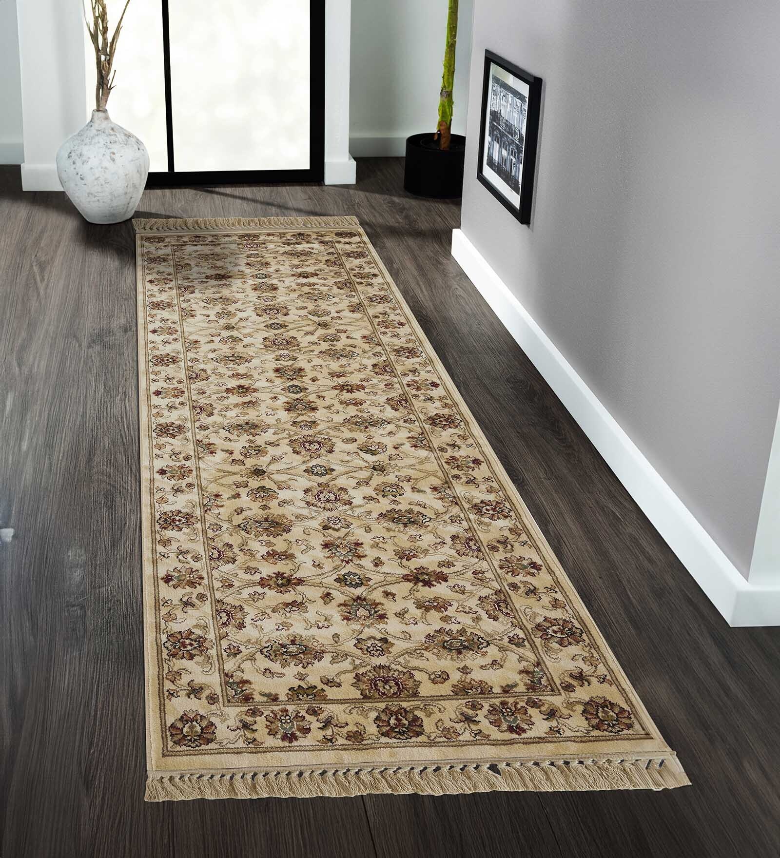 Cream Persian 2x7 Feet Machine Made Runner