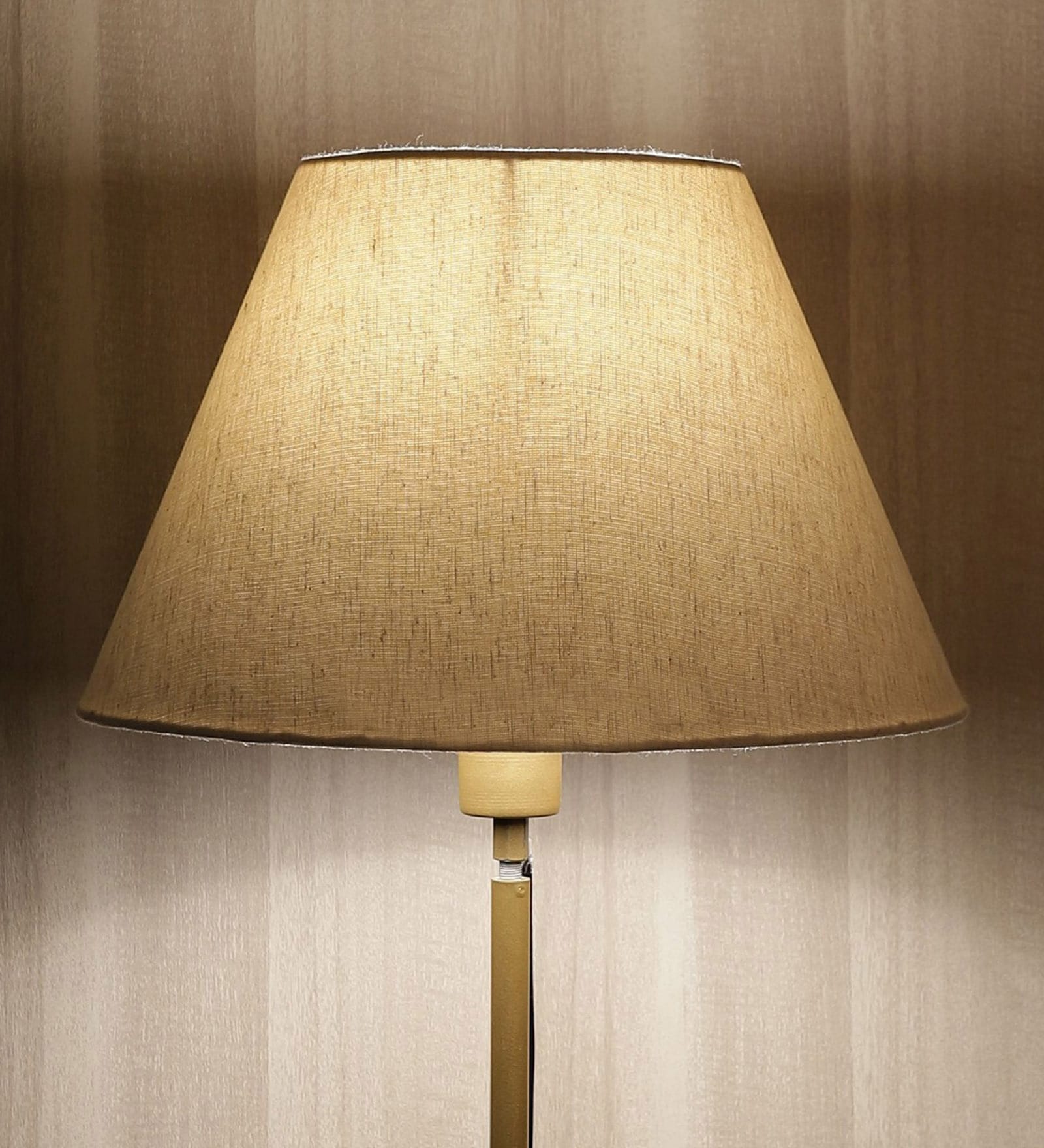 Shubra Cream Cotton Fabric Solid Lampshade