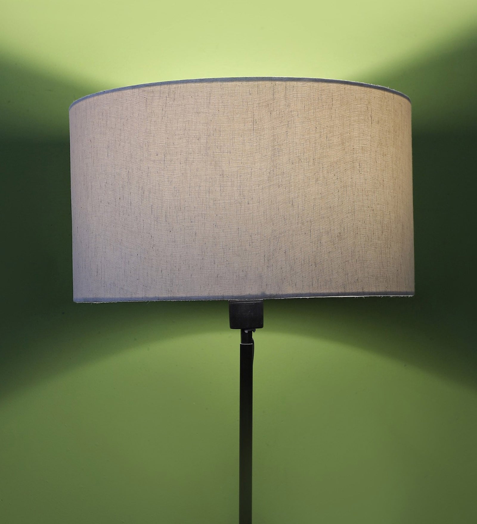 Flinchum Cream Cotton Fabric Solid Lampshade