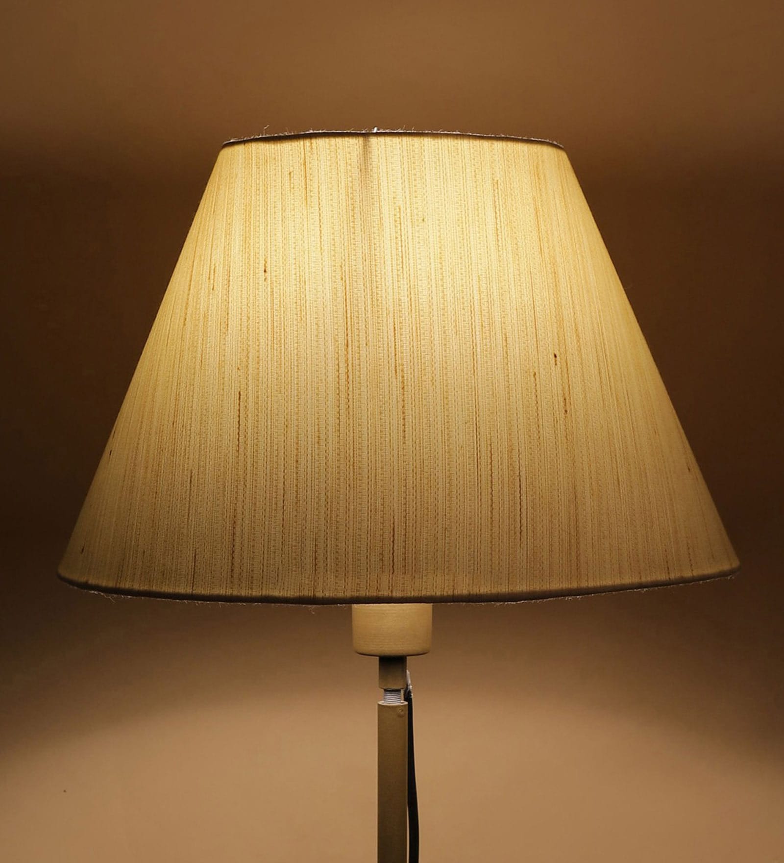 Palermo Cream Cotton Fabric Solid Lampshade