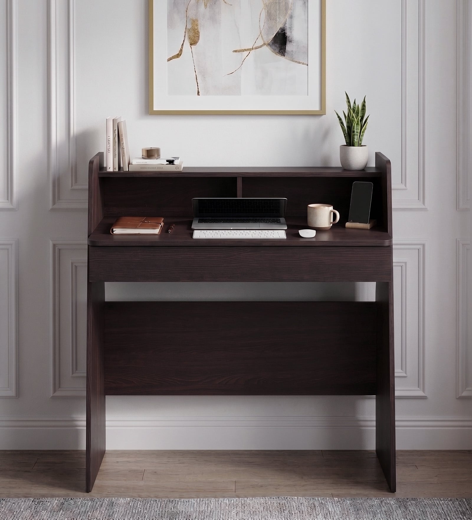Crescendo Study Table in Wenge Finish Crescendo Study Table in Wenge Finish