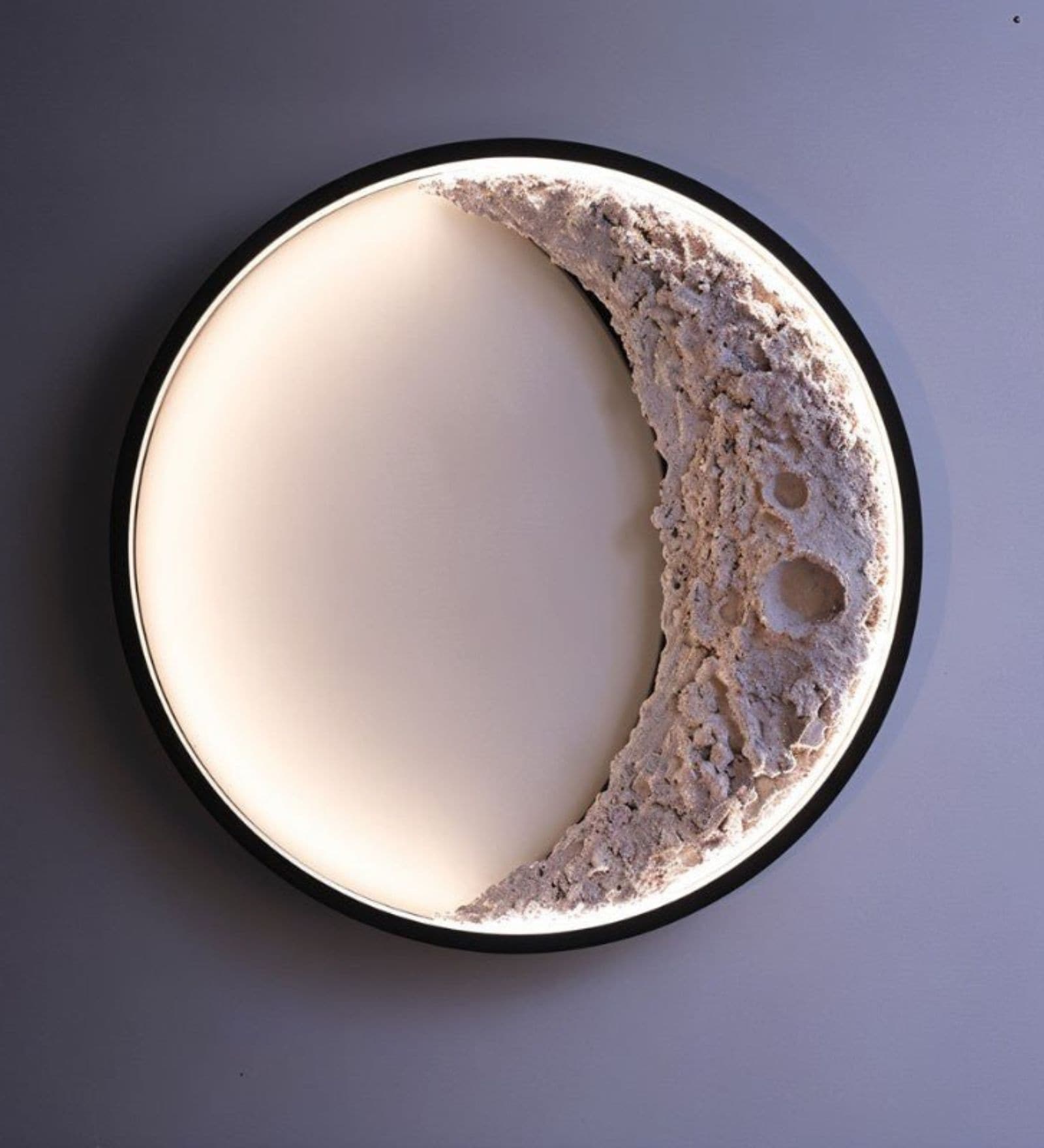 Crescent Moon LED Wall Light   300 mm Modern Decorative Ambient Lamp