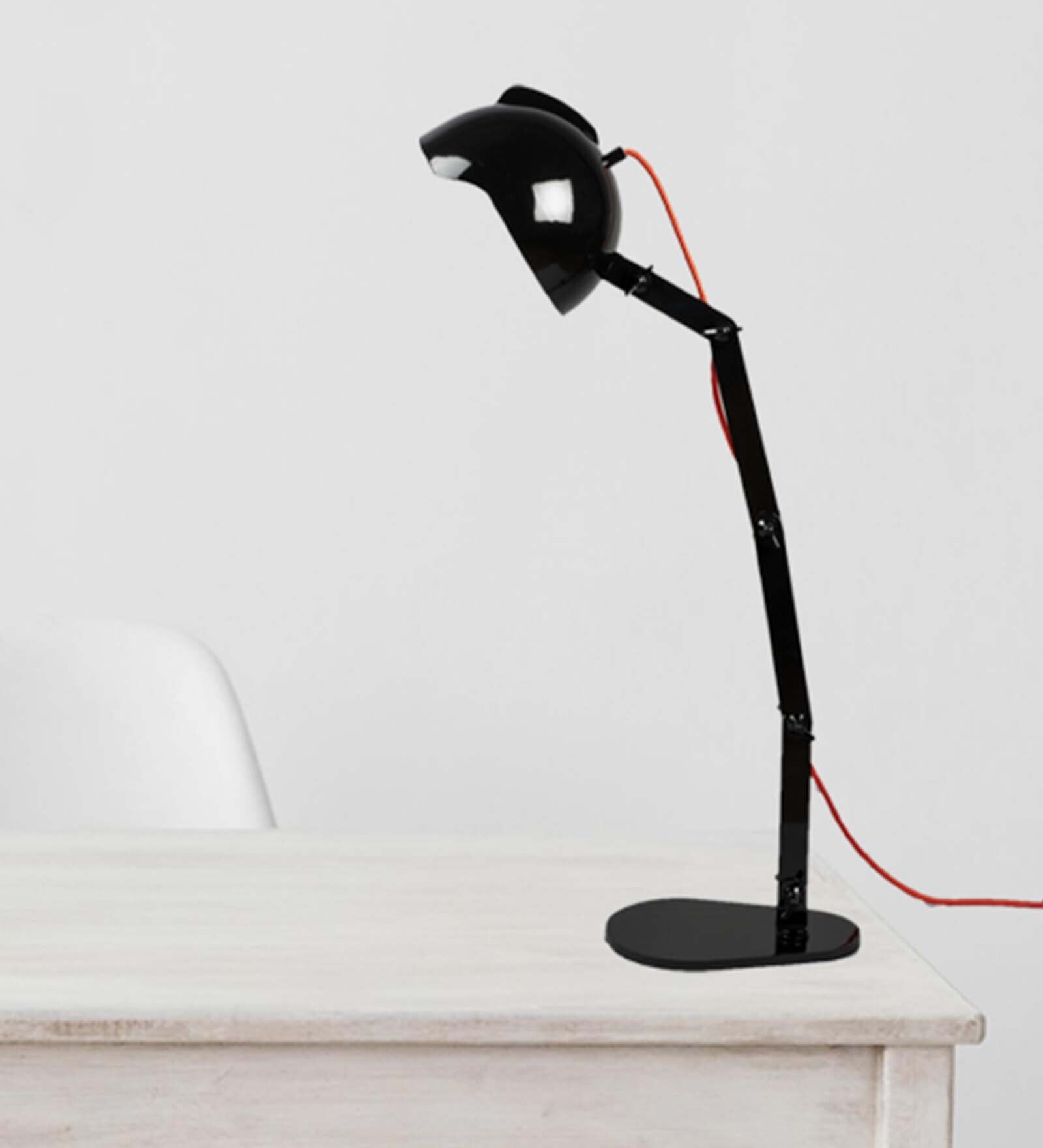 Uniquely Black Metal LED Lamps