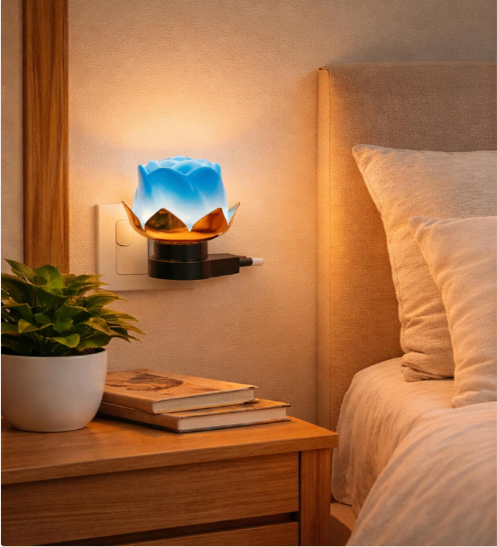 Crystal Bubble Plug-in LED Night Lamp Light