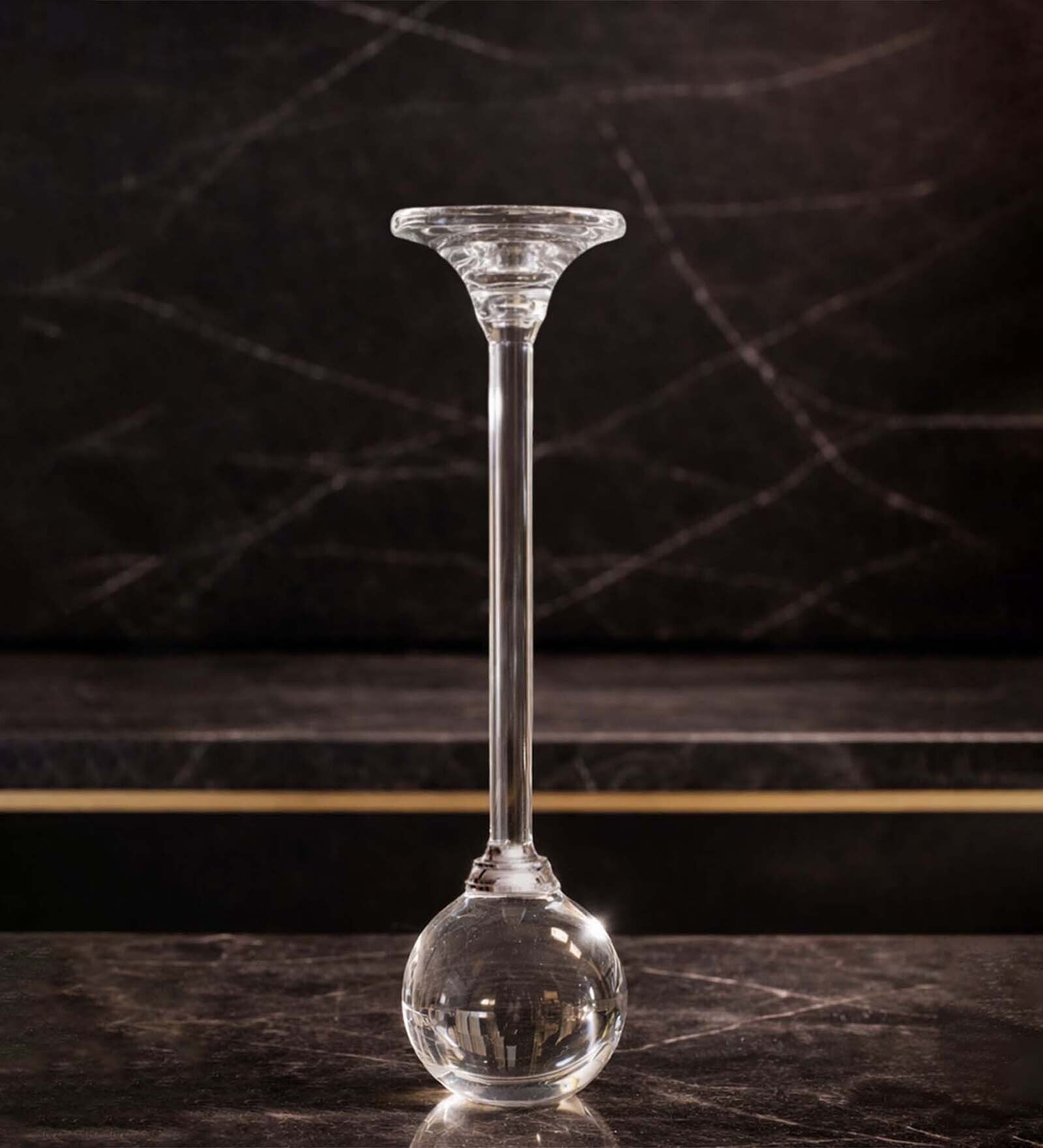 Crystal Celestial Orb Transparent Candle Stand