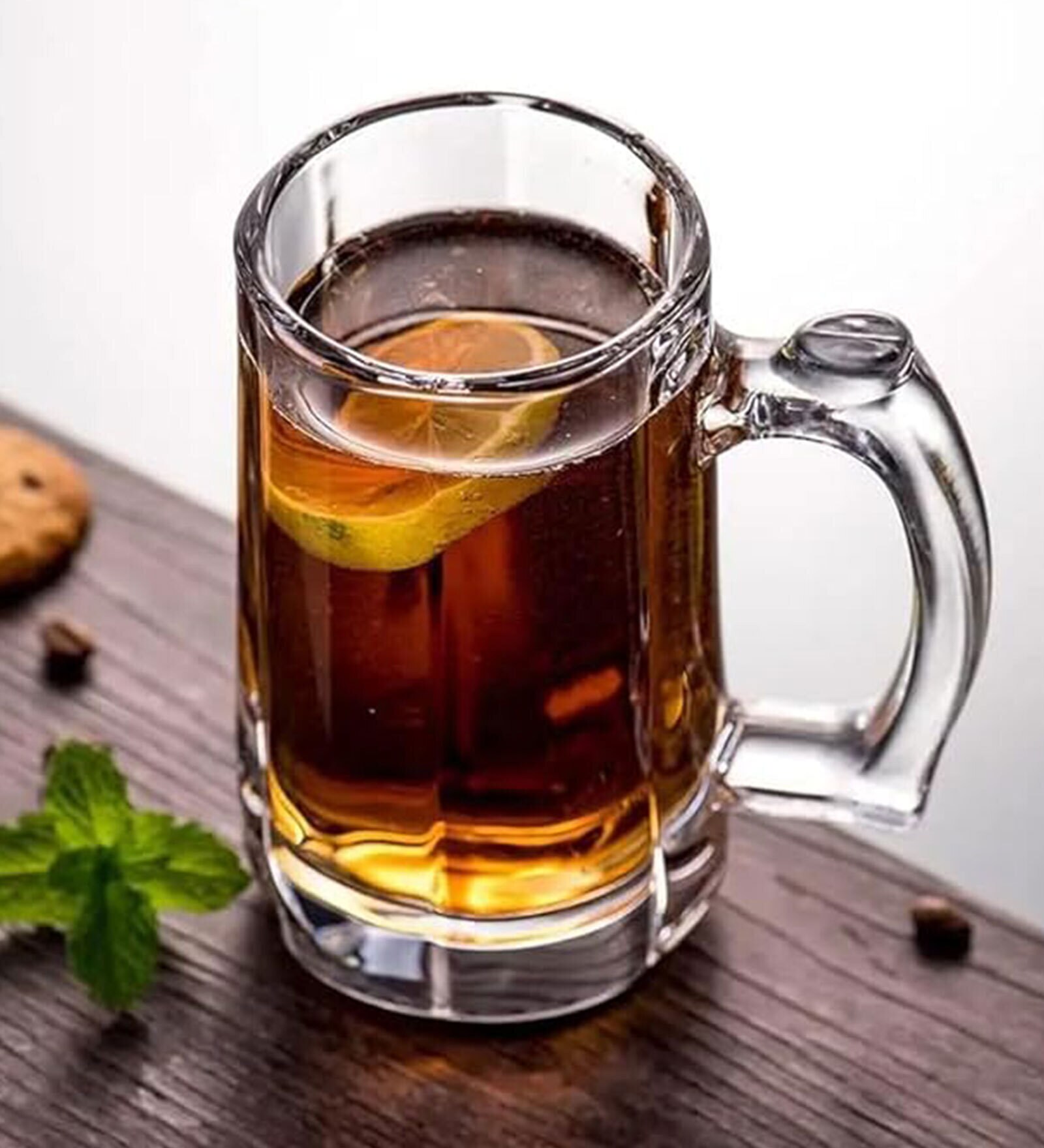 (Set Of 6) Crystal Glass Lead Free Beer Mug