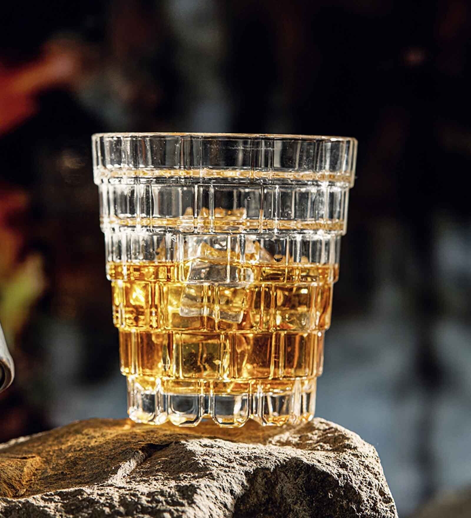 Crystal Helix Whiskey Glass 320Ml (Set Of 2)