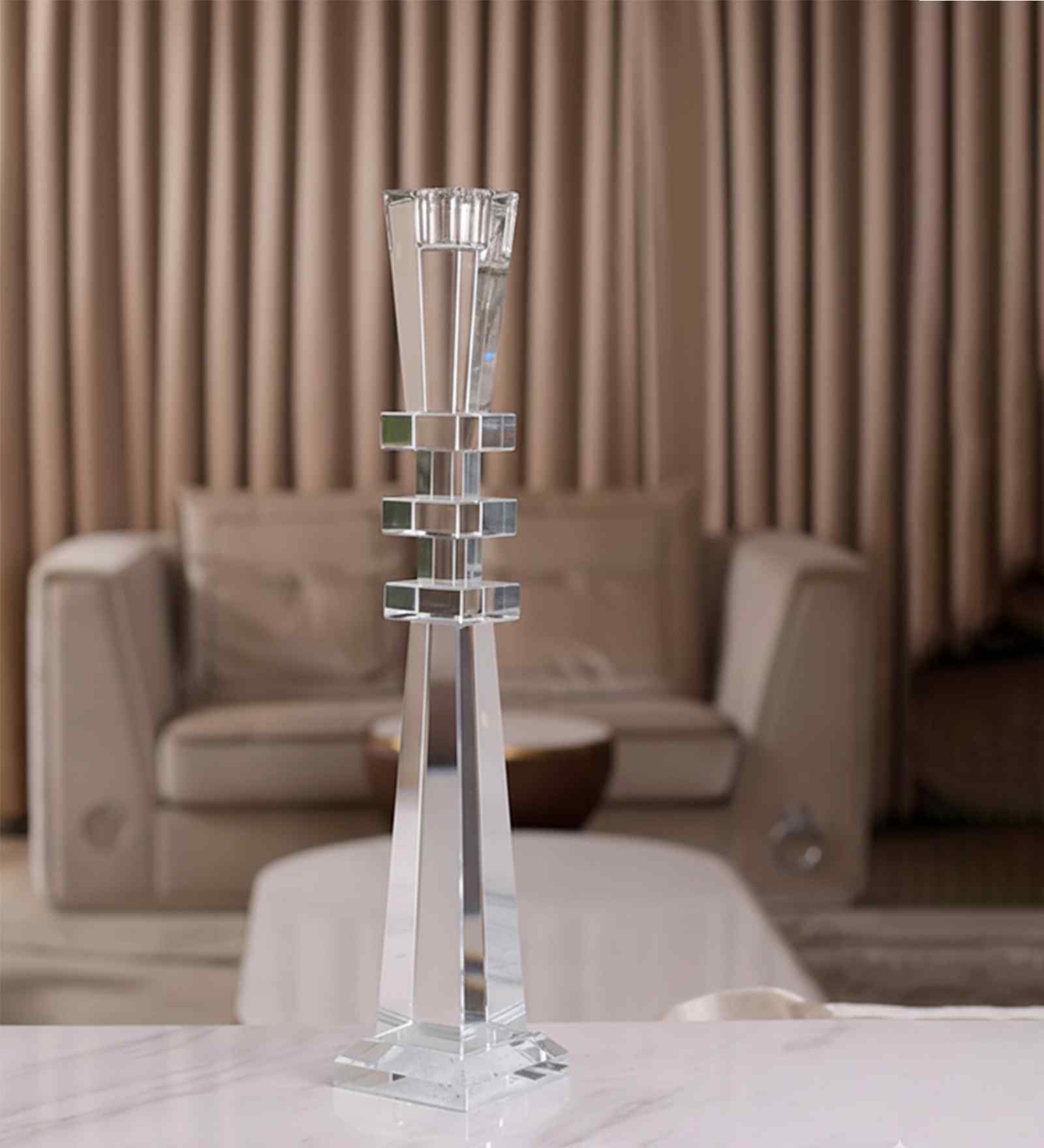 Crystal Torenn Transparent Candle Stand