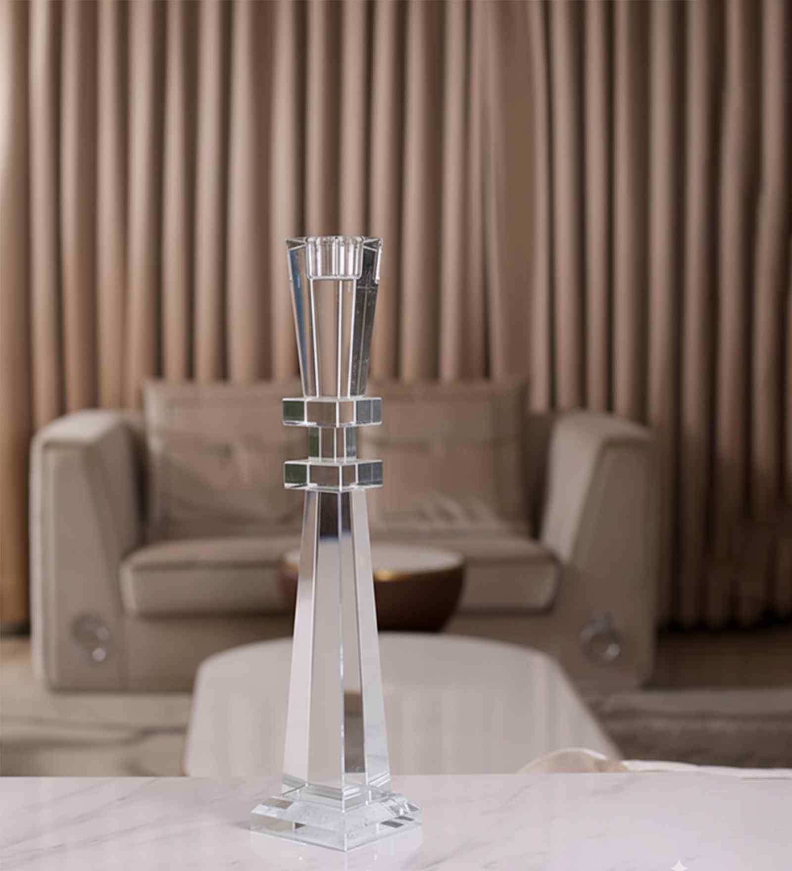 Crystal Torenn Transparent Candle Stand