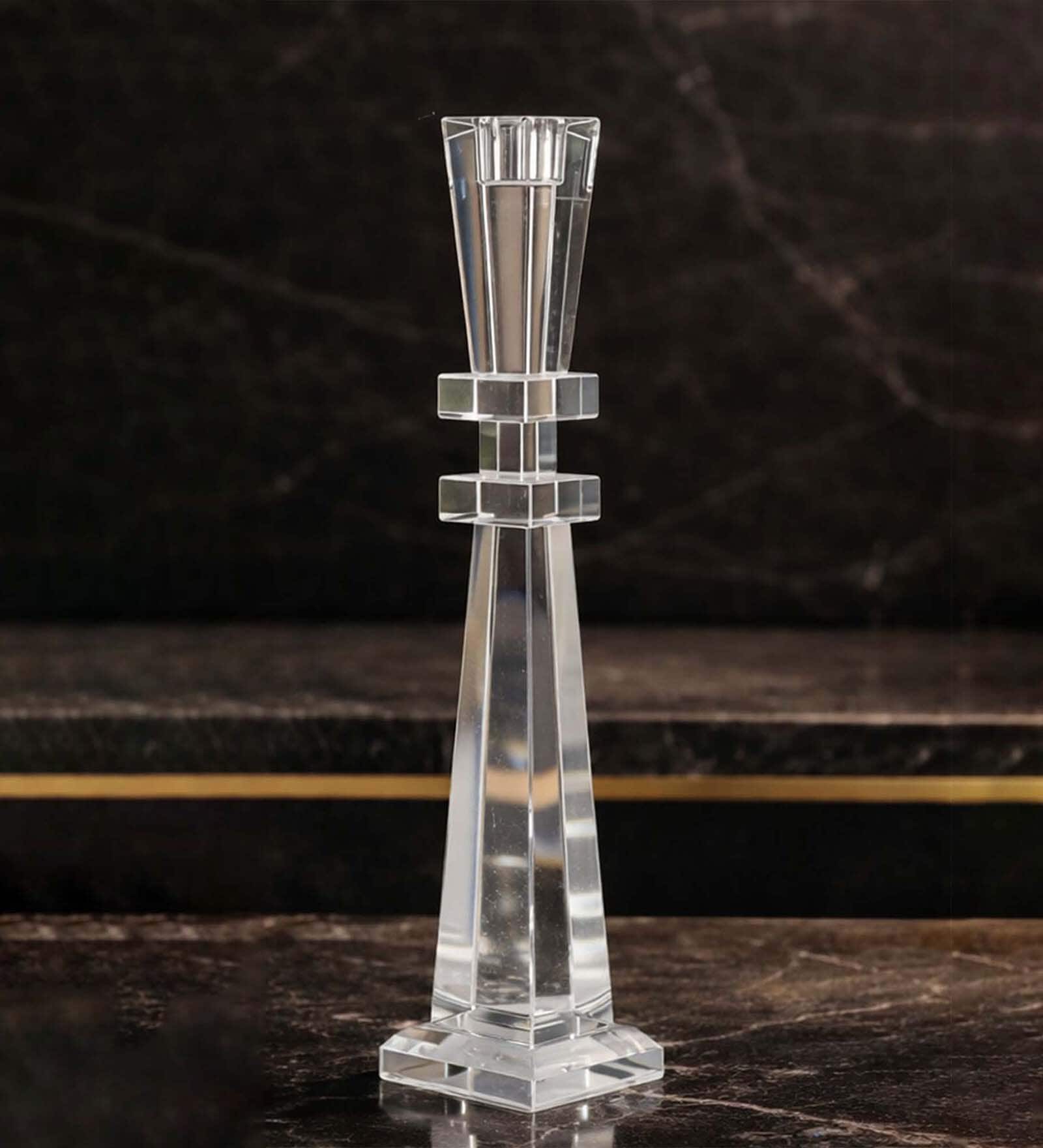 Crystal Torenn Transparent Candle Stand