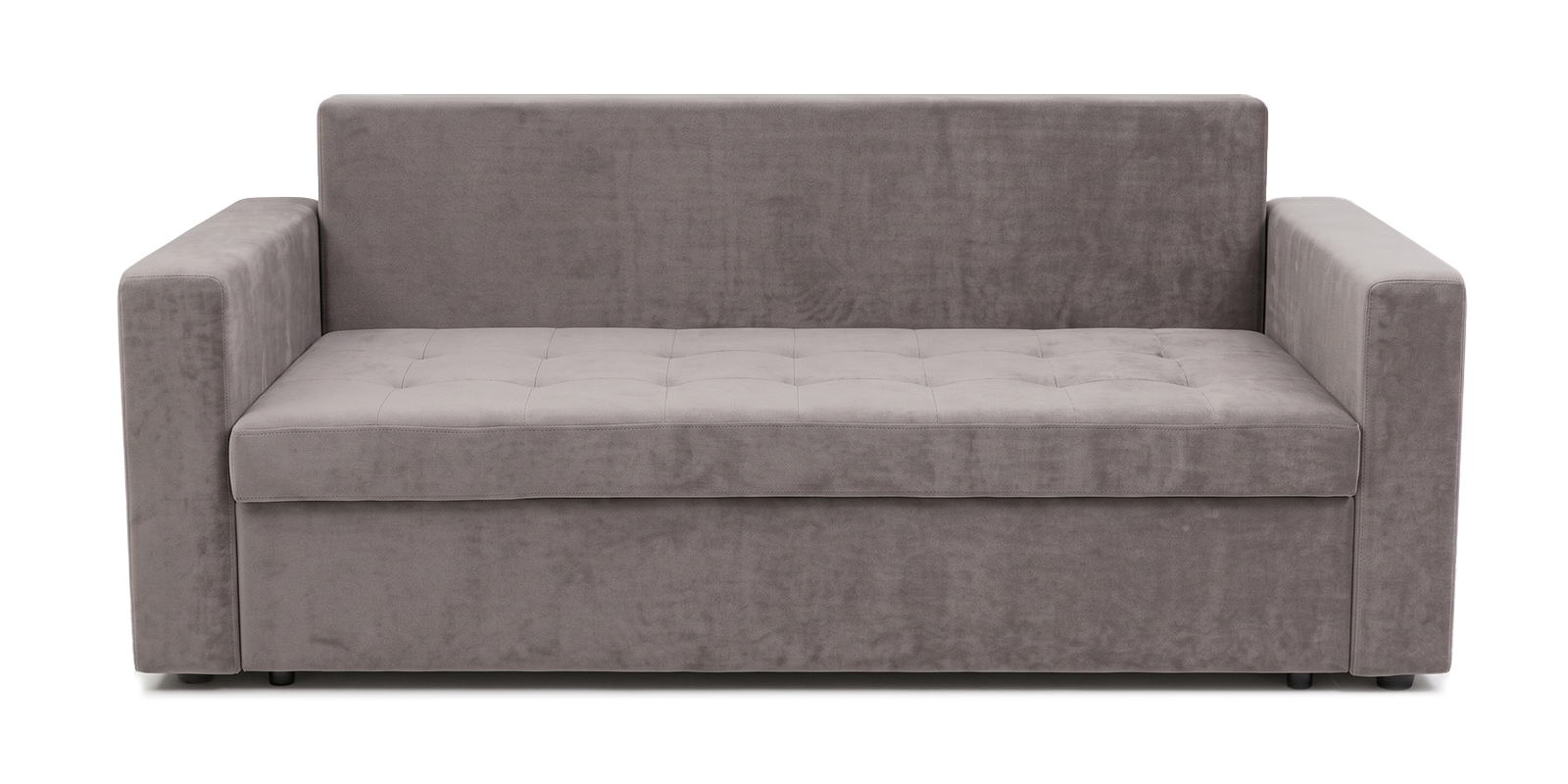 Crawford Sal Wood  3 Seater Sofa Cum Bed In Brown Colour
