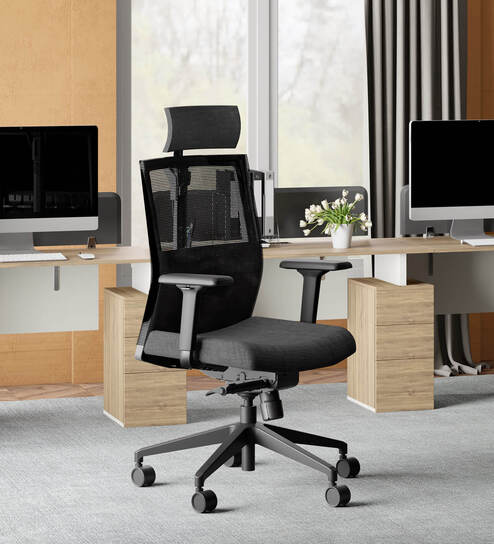 Cross Ergonomic Chair In Black Ink Colour