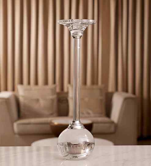 Crystal Celestial Orb Transparent Candle Stand