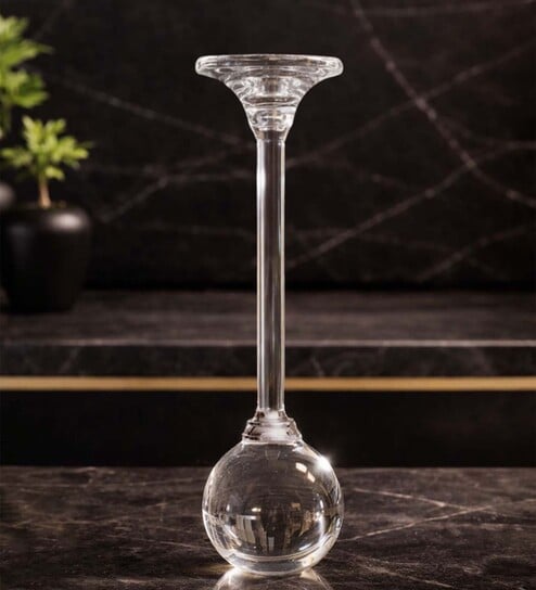 Crystal Celestial Orb Transparent Candle Stand