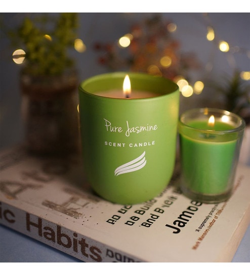 Crystal Collection Scented Candle (Pure Jasmine) - 150gms